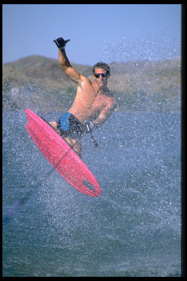 370073 Hot Dog Kneeboarder A4 Photo Print