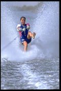 370095 Woman Barefooter A4 Photo Print