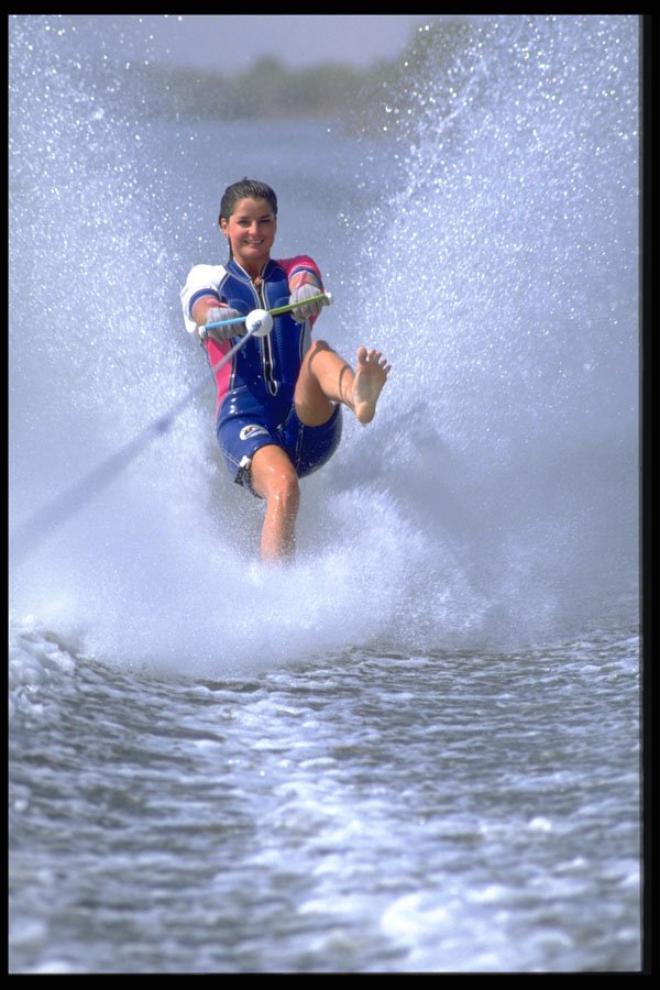 370095 Woman Barefooter A4 Photo Print