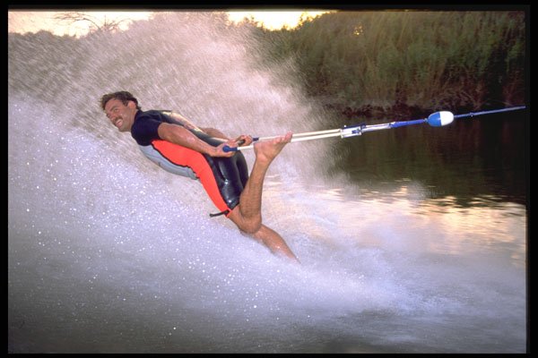 370097 Backwards Barefooter A4 Photo Print