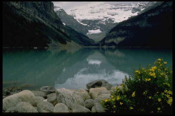 371000 Reflections, Lake Louise, Alberta. A4 Photo Print