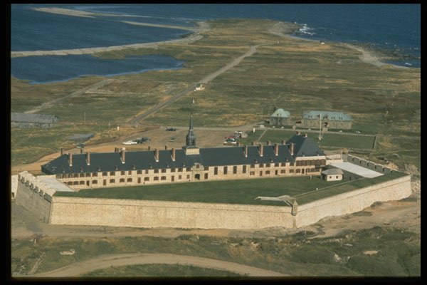 371002 Fortress Louisbourg, Cape Breton, Nova Scotia A4 Photo Print