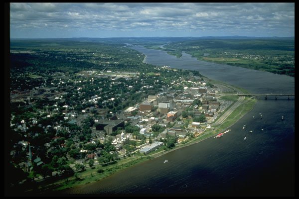 371023 Fredericton, New Brunswick A4 Photo Print