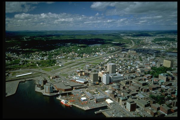 371026 St. John, New Brunswick A4 Photo Print