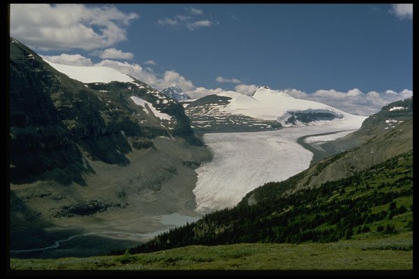 371062 Saskatchewan Glacier, Columbia Ice Fields, Alberta A4 Photo Print