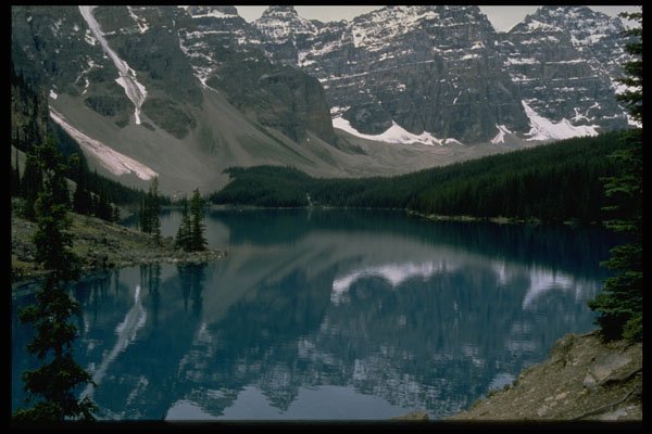 371065 Moraine Lake, Alberta A4 Photo Print