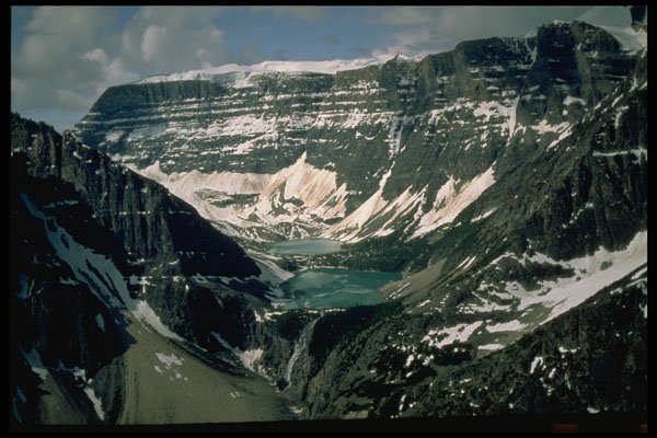 371067 Glacial Lakes, Sunwapta, Alberta A4 Photo Print
