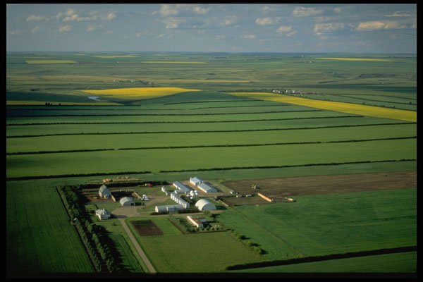 371069 Farm, East Of Acme, Alberta A4 Photo Print