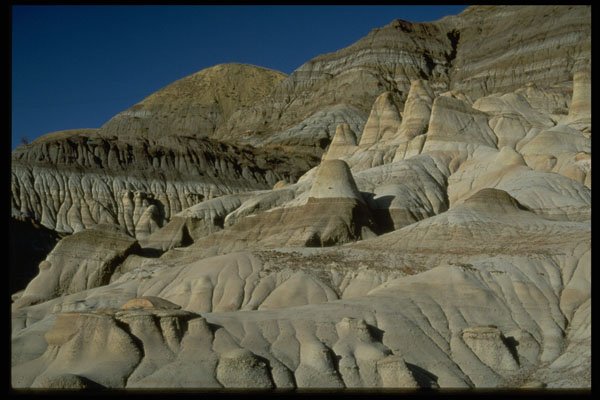 371071 Hoodoos, East Of Drumheller, Alberta A4 Photo Print