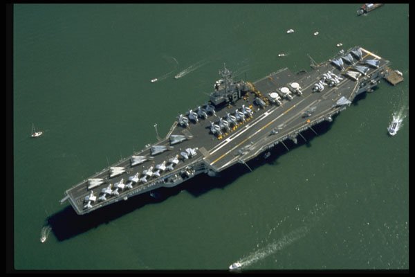 371092 USS Ranger In Vancouver Harbor, British Columbia A4 Photo Print