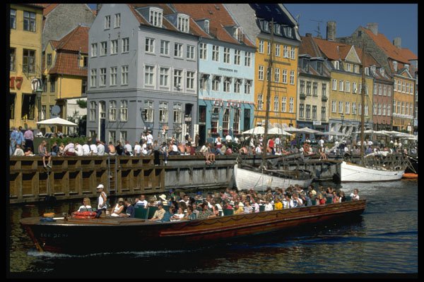 372010 Nyhavn Canal Tour Boat A4 Photo Print