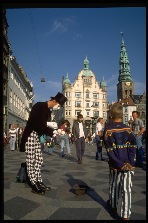 372018 Street Performer, Amagertorv A4 Photo Print