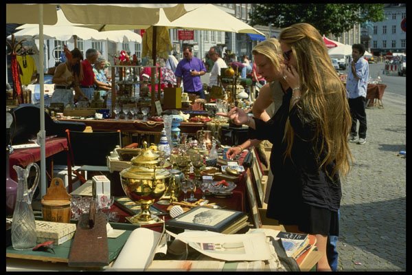 372029 Flea Market On Gammel Strand A4 Photo Print
