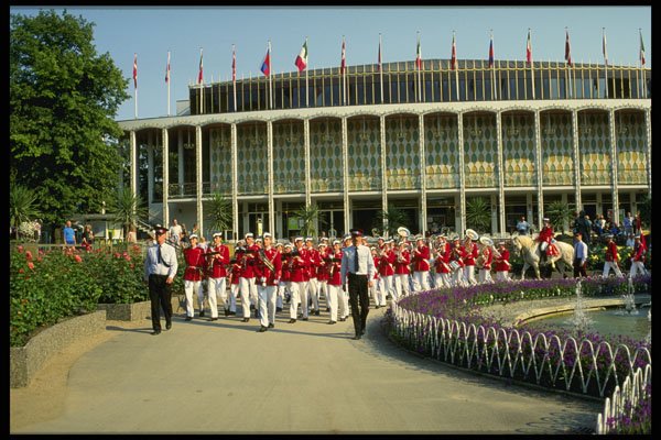 372033 Tivoli Gardens Guards On Parade A4 Photo Print