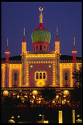 372040 Nimb Restaurant, Tivoli Gardens A4 Photo Print