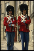 372046 Guards In Red Uniforms A4 Photo Print
