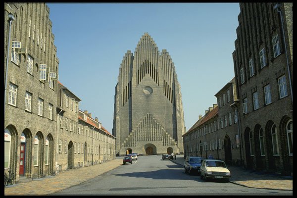 372062 New Cathedral Grundtvigskirken, Built In 1920's A4 Photo Print