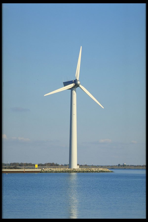 372076 Modern Windmill A4 Photo Print