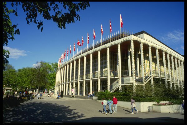 372083 The Concert Hall, Tivoli Gardens A4 Photo Print