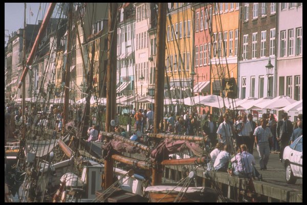 372089 Crowds Of People In Nyhavn A4 Photo Print