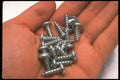 373029 Screws In Hand A4 Photo Print