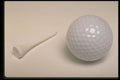373038 Golfball And Tee A4 Photo Print