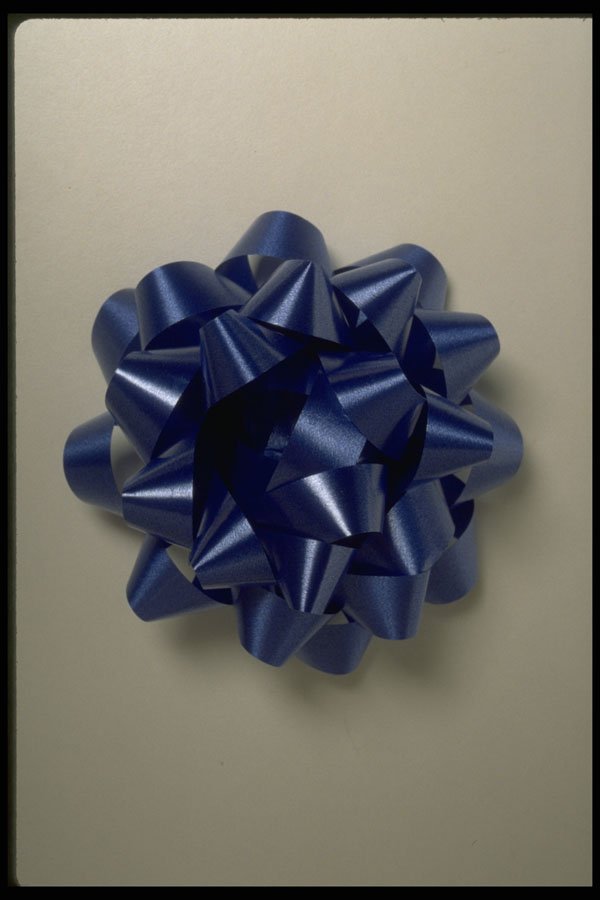 373046 Blue Bow A4 Photo Print