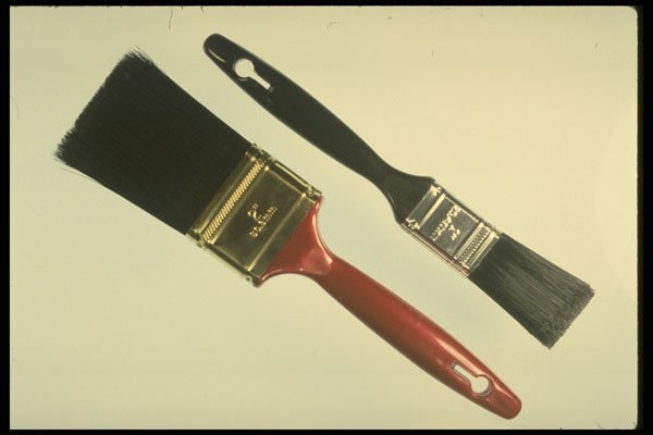 373067 2 Paintbrushes A4 Photo Print