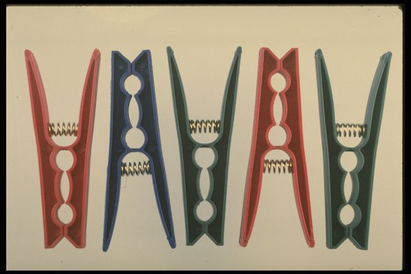 373074 Clothes pins In A Row A4 Photo Print