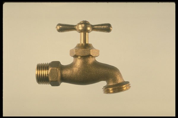 373075 Brass Tap A4 Photo Print