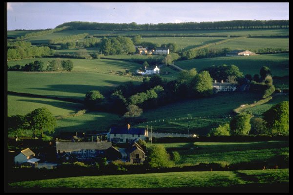 374001 Farm Views Near Withiel Florey A4 Photo Print