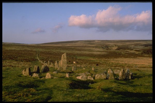 374013 Stone Circle, One Mile East Of Burrator Reservoir A4 Photo Print