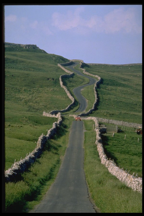 374021 Road Near Park Gill Beck, Yorkshire Dales A4 Photo Print