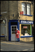 374037 Luddenden, Yorkshire, Fish And Chip Shop A4 Photo Print