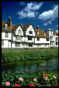 374097 Westgate Gardens, River Stour, Canterbury, Kent A4 Photo Print