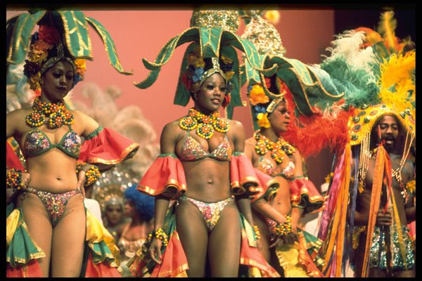 375091 Braziliana Reue Dancers And Scenes A4 Photo Print