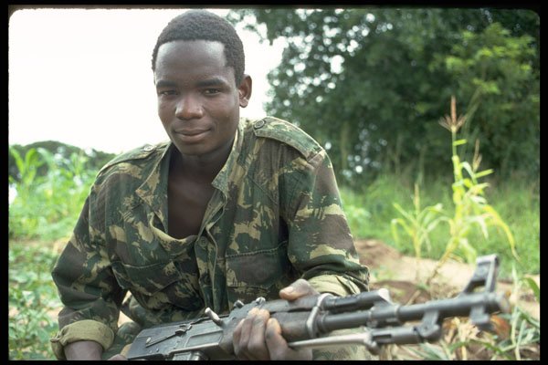 376016 Mozambique Army (FRELIMO) Soldier, Nampula, Mozambique A4 Photo Print