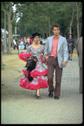 376024 Spring Fair, Feria Couple In Seville A4 Photo Print