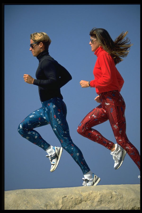 376040 Runners, San Diego, California A4 Photo Print