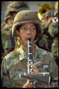 376044 U.S. Army Musician, St. Mere L'Eglise A4 Photo Print