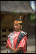376054 Tribal Dancer, Samosir Island, Sumatra A4 Photo Print