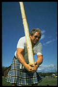 376074 Caber Toss At Annual Highland Games A4 Photo Print