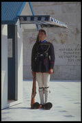 376089 Guard Outside Parliament, Athens, Greece A4 Photo Print