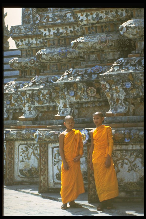 376095 Thailand Monk A4 Photo Print