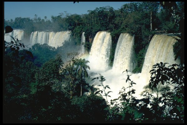 377007 Iguacu Falls, Brazil A4 Photo Print