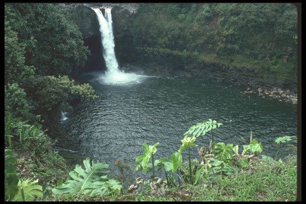 377029 Rainbow Falls, Hilo, Hawaii A4 Photo Print