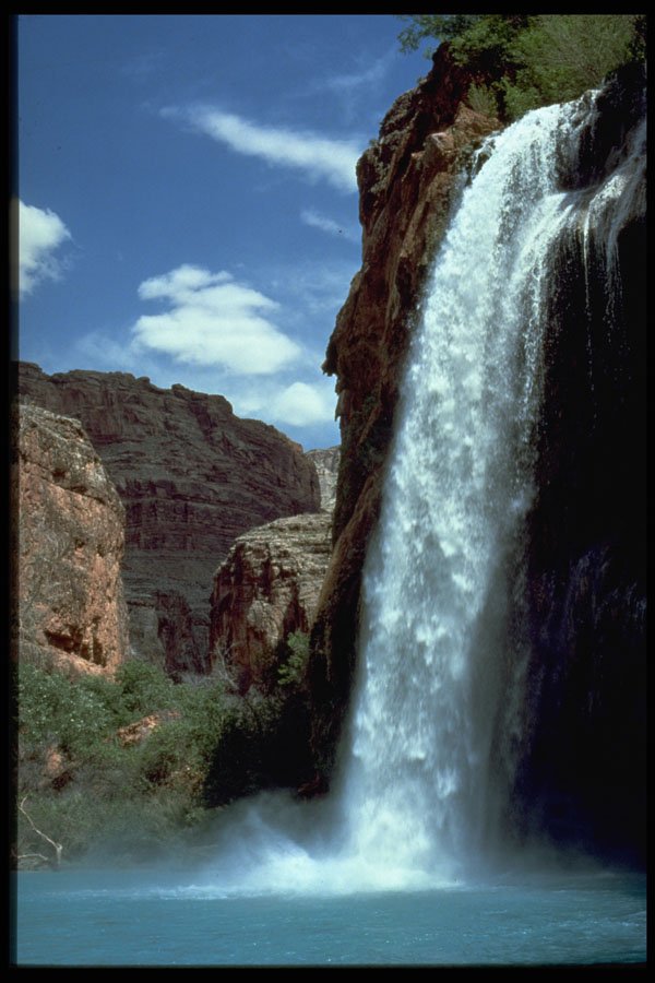 377041 Havasu Falls, Supai Reservation, Arizona A4 Photo Print