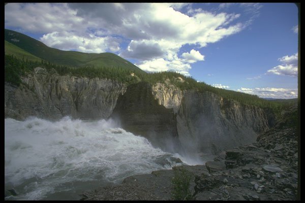 377045 The Sluice Box , Nahanni National Park, Northwest Territories A4 Photo Print