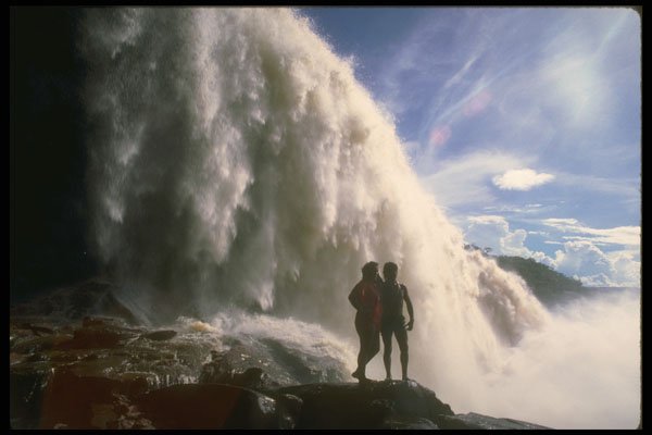 377047 Venezuela Canaima Falls A4 Photo Print