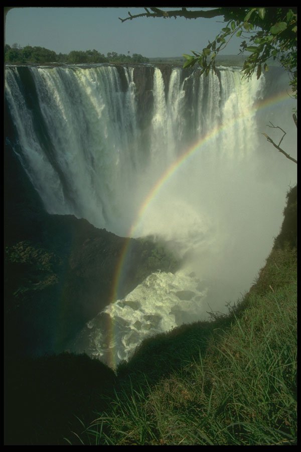 377059 Zimbabwe Victoria Falls, Zambezi River A4 Photo Print